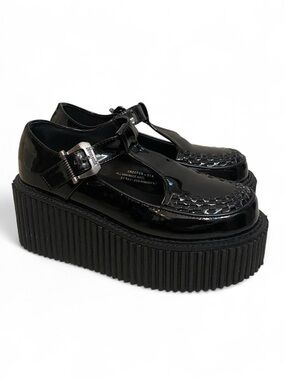 Demonia Creeper Black Platform Shoes
